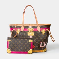 Louis Vuitton „Summer Trunk“ 2018 Tragetasche in Monogramm aus Segeltuch, GHW