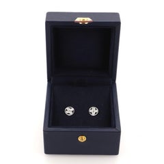 Louis Vuitton Sonnenblumen Ohrstecker 18K Weißgold und Diamanten