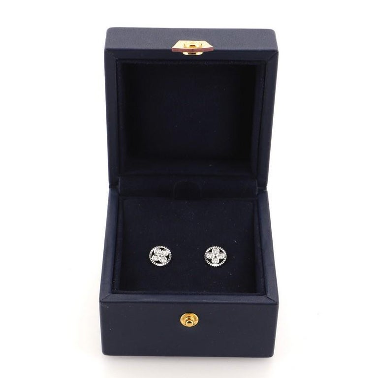 Louis Vuitton 18K Diamond LV Drop Earrings - 18K White Gold Drop, Earrings  - LOU720689
