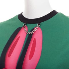 LOUIS VUITTON Sun Yitian 2024 Animogram balloon rabbit chain trim tshirt XS