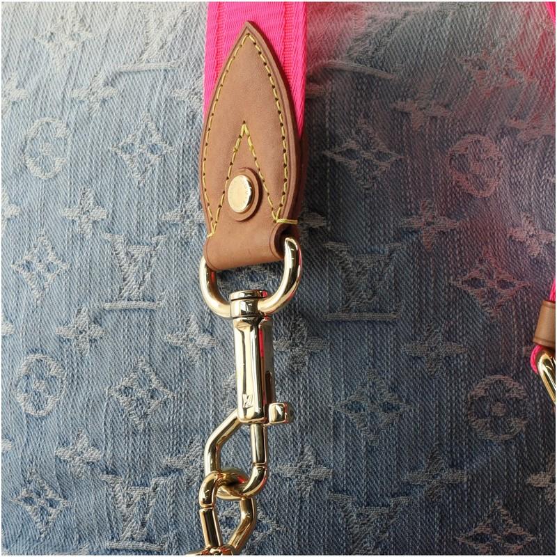 Louis Vuitton Sunburst Handtasche Denim PM 3