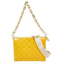 Louis Vuitton Sunflower Puffy Monogram Leather Coussin PM Bag