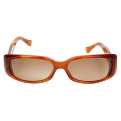 LOUIS VUITTON Sonnenbrille aus Acetat in Hellbraun