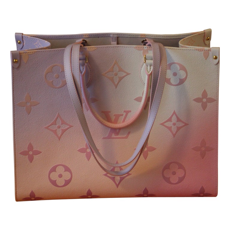 Louis Vuitton Sunrise Pastell Onthego GM Tasche im Angebot bei