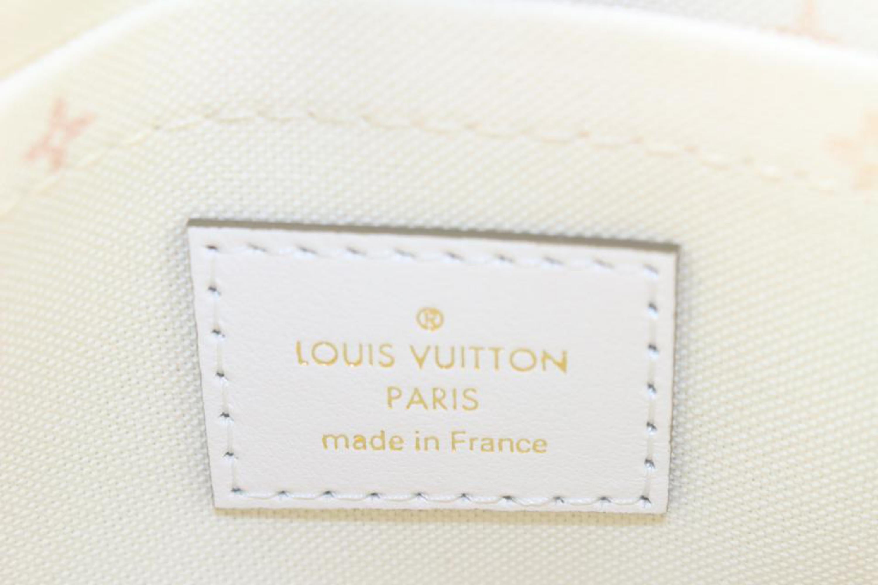 Louis Vuitton Sunrise Sunset Khaki Monogram Neverfull Pochette 56lk825s 3