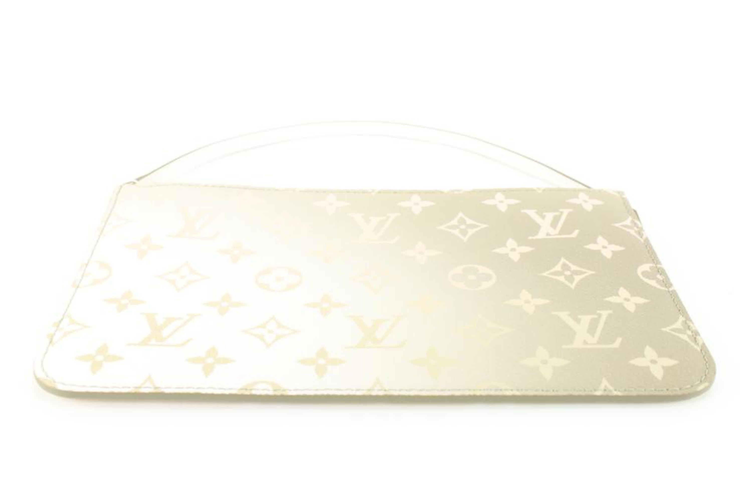 Women's Louis Vuitton Sunrise Sunset Khaki Monogram Neverfull Pochette 56lk825s