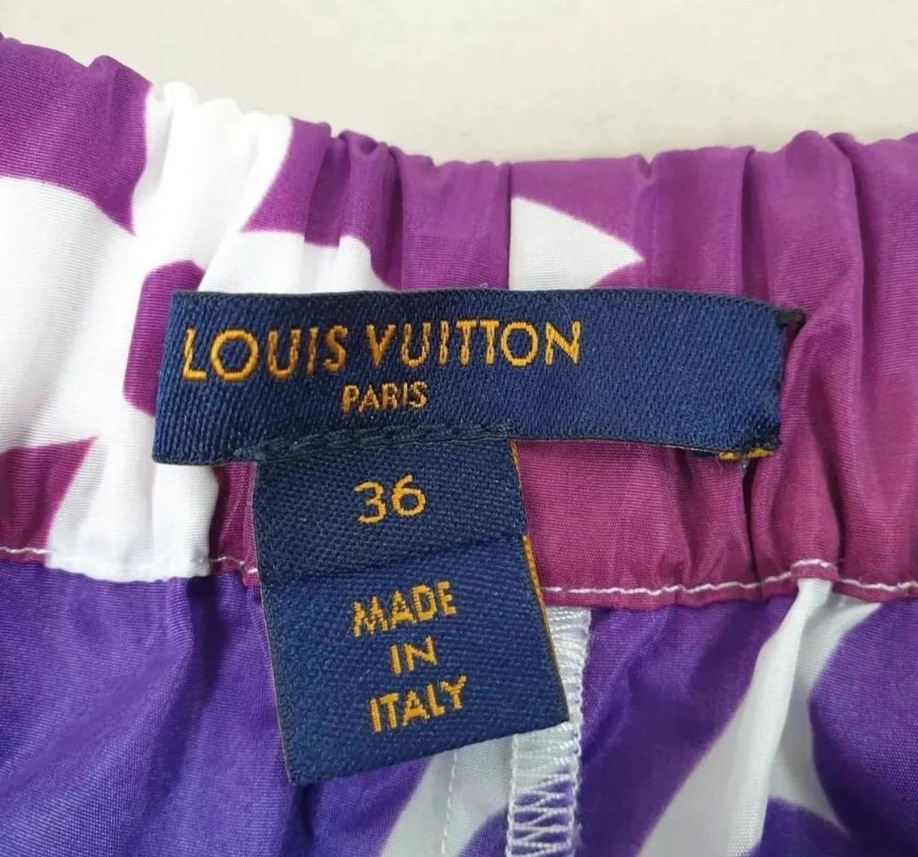 Women's Louis Vuitton Sunset Monogram Sporty Shorts  For Sale