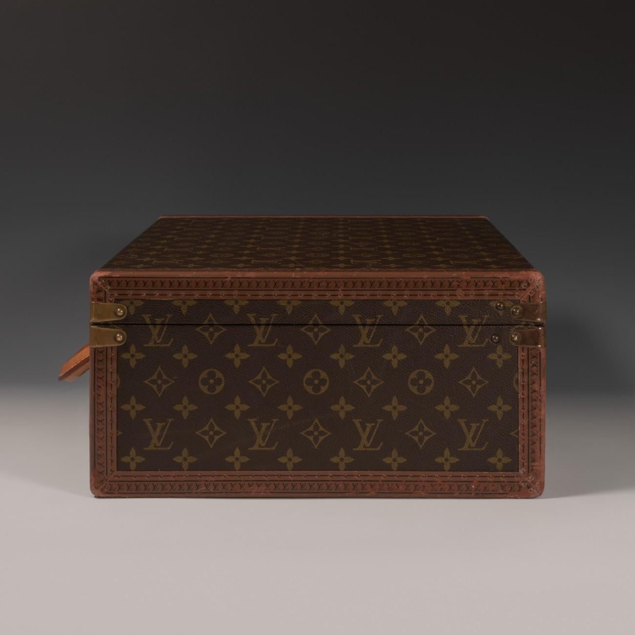 French Louis Vuitton 'Super President' LV Monogram Attaché Case, circa 1995