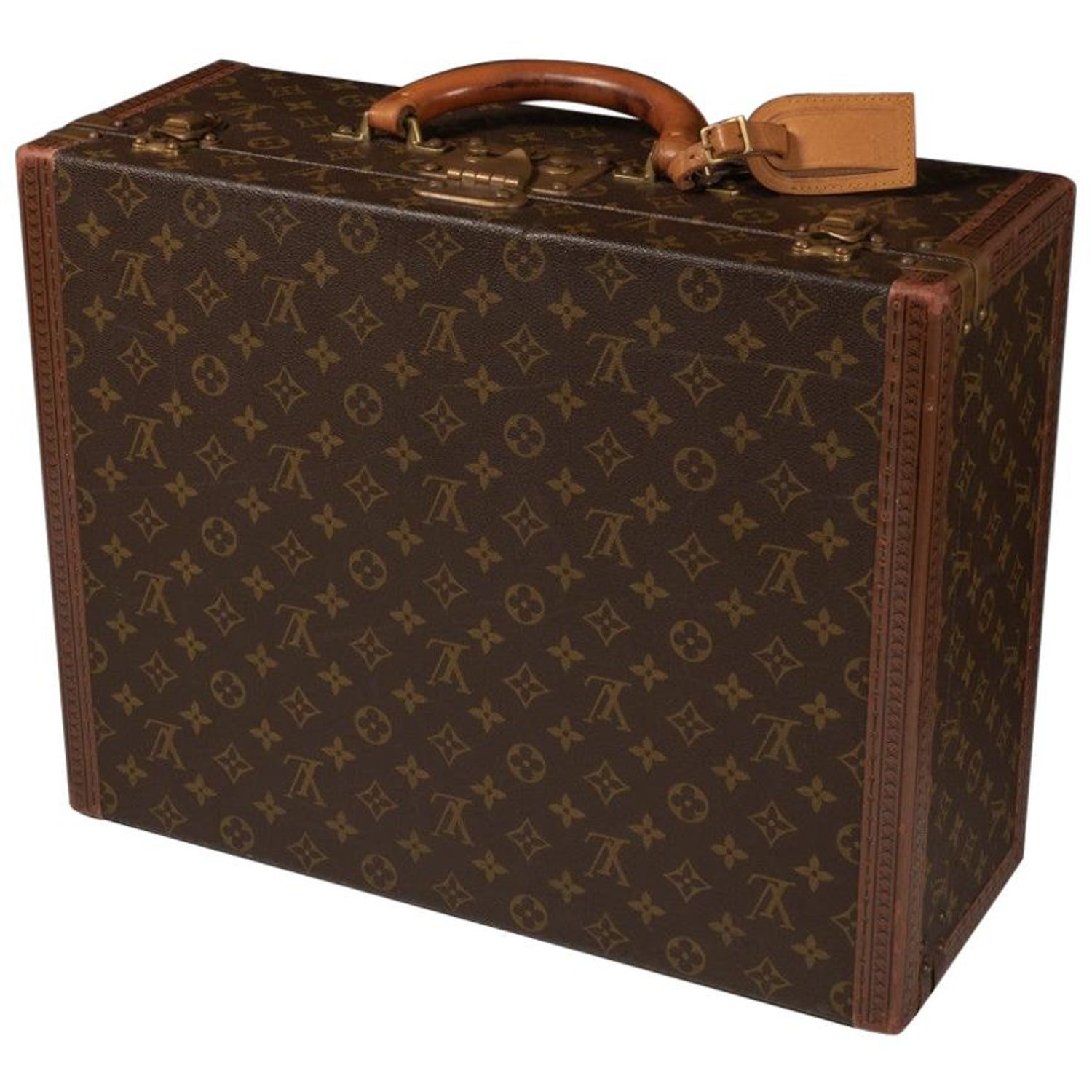 Louis Vuitton, Bags, Louis Vuitton Monogram Attache Case Hand Bag Vintage  Lv Auth Fm447a