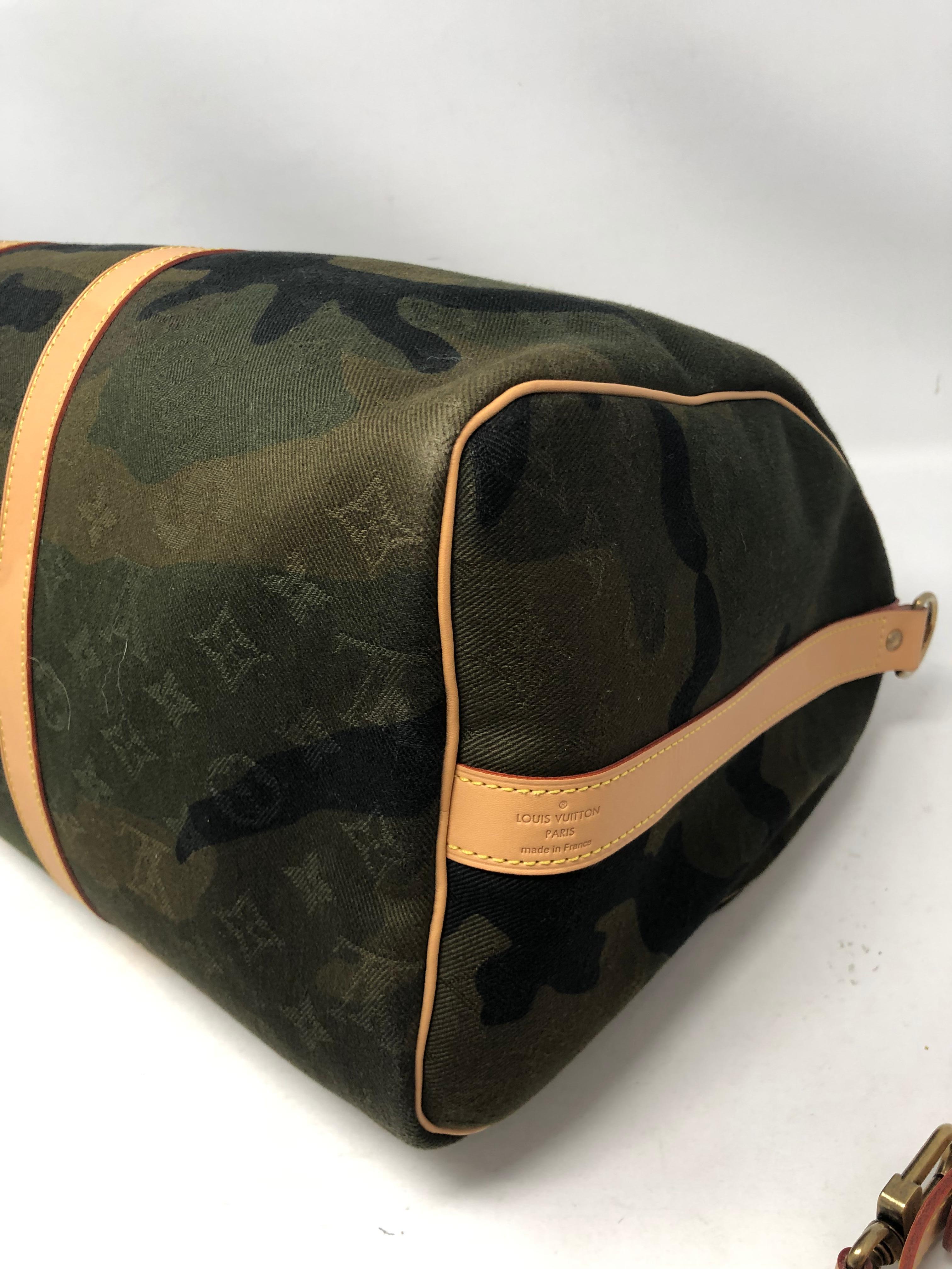 Louis Vuitton Supreme Camouflage Keepall 45 1