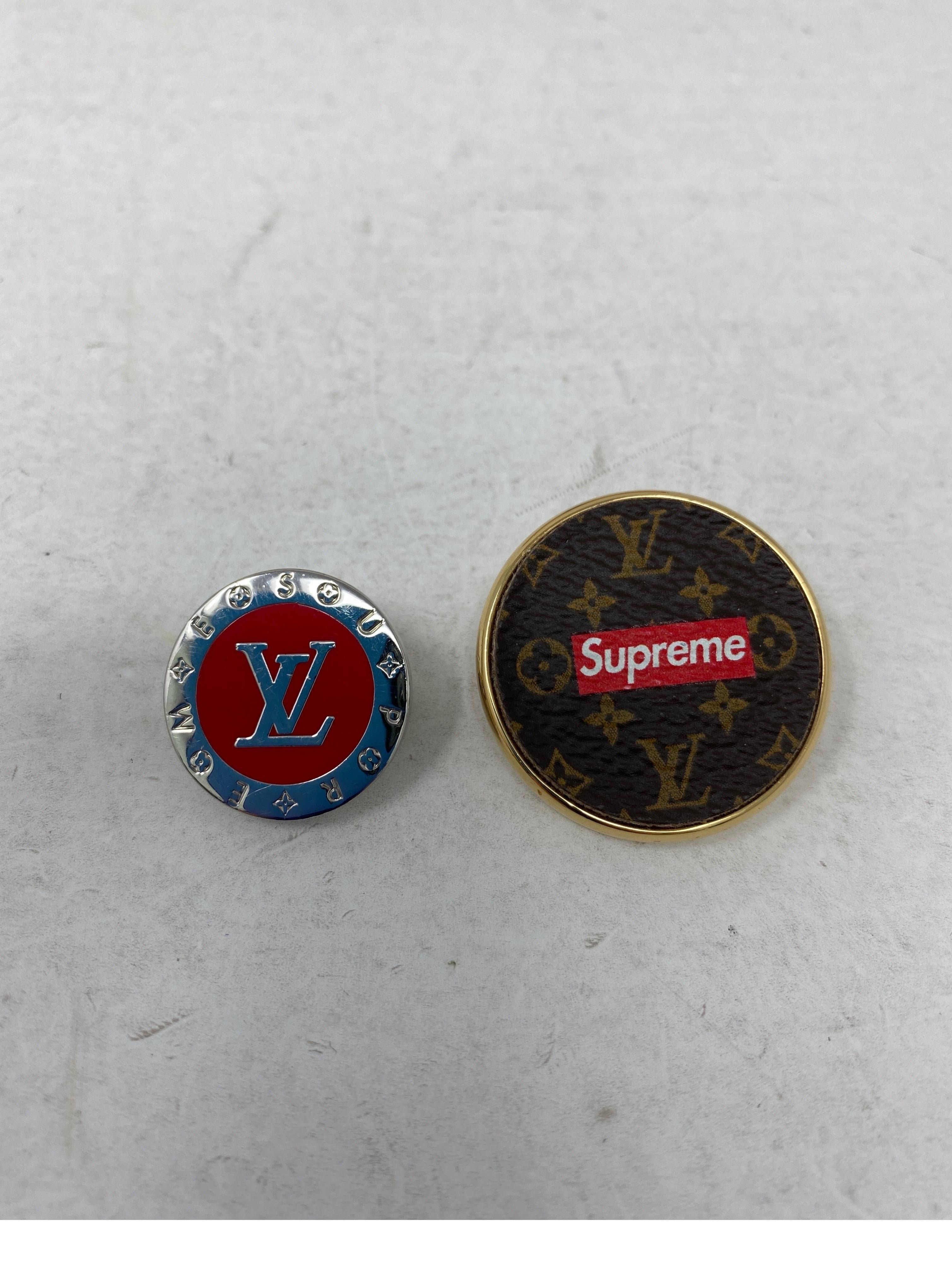 supreme pins