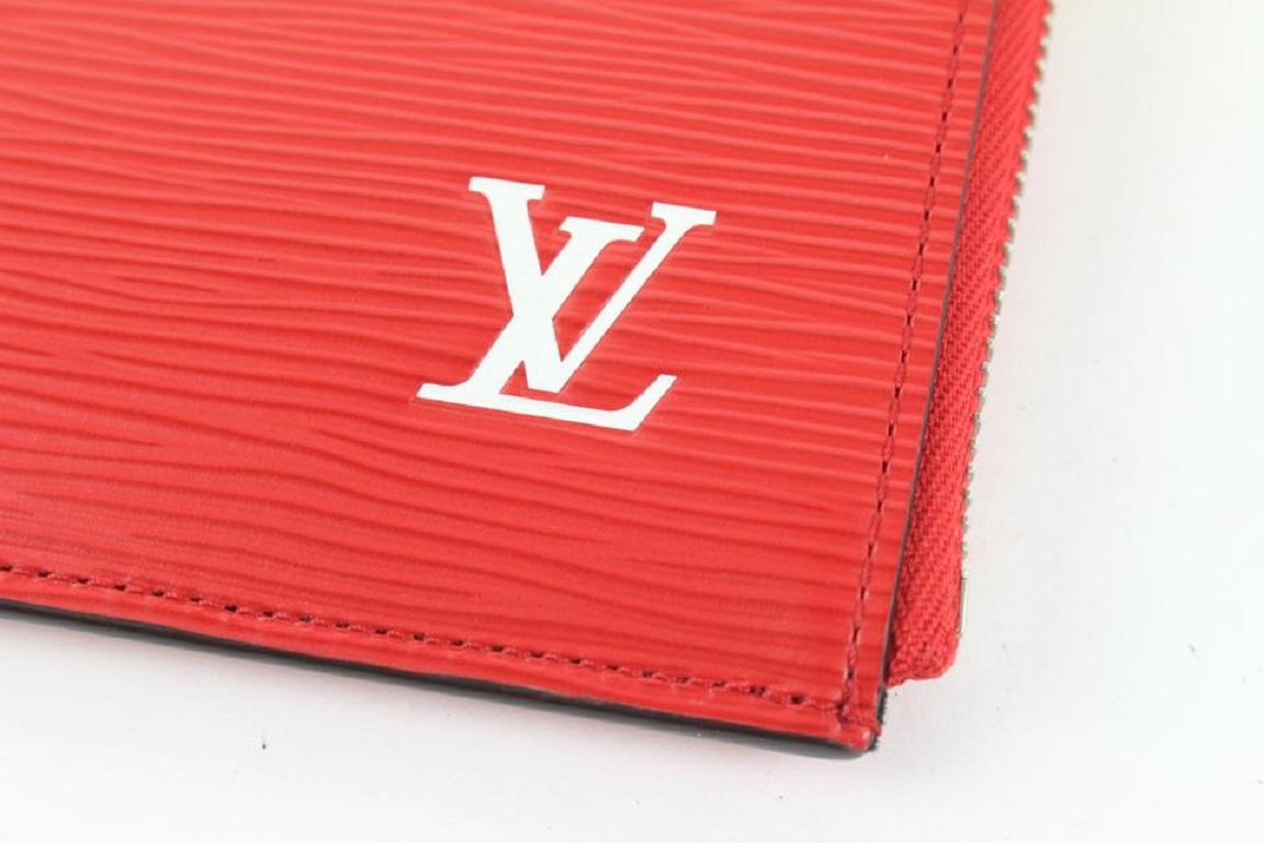 Louis Vuitton Supreme Rouge Epi Cuir Pochette Jour GM 52lvs423 en vente 7