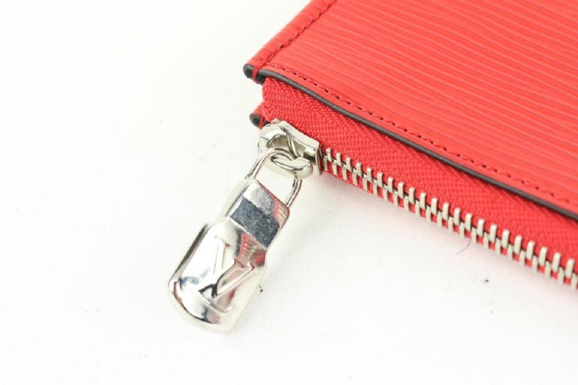 Louis Vuitton Supreme Red Epi Leather Pochette Jour GM Clutch Bag 600lvs615  For Sale 2