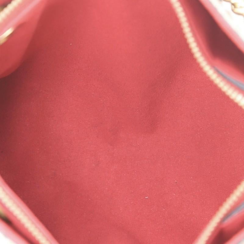 Black Louis Vuitton Surene Handbag Monogram Canvas with Leather BB