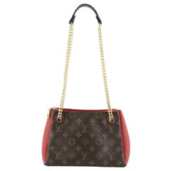 Louis Vuitton Surene Handbag Monogram Canvas With Leather BB