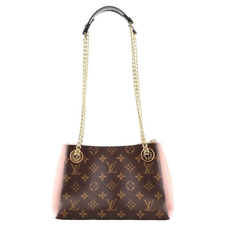 Louis Vuitton Surene Handbag Monogram Canvas with Leather BB