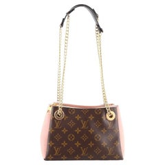 Louis Vuitton Surene Handbag Monogram Canvas with Leather BB