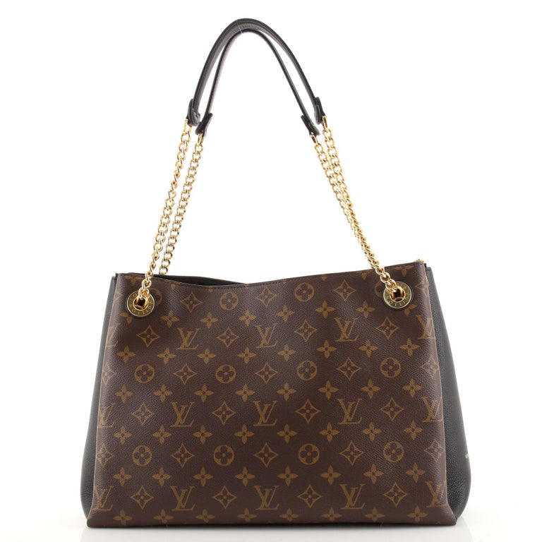 Women's or Men's Louis Vuitton Surene Handbag Monogram Canvas with Leather MM For Sale