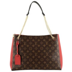 Louis Vuitton Surene Handbag Monogram Canvas with Leather MM