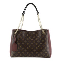Louis Vuitton Surene Handbag Monogram Canvas with Leather MM