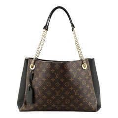 Louis Vuitton Surene Handbag Monogram Canvas With Leather MM