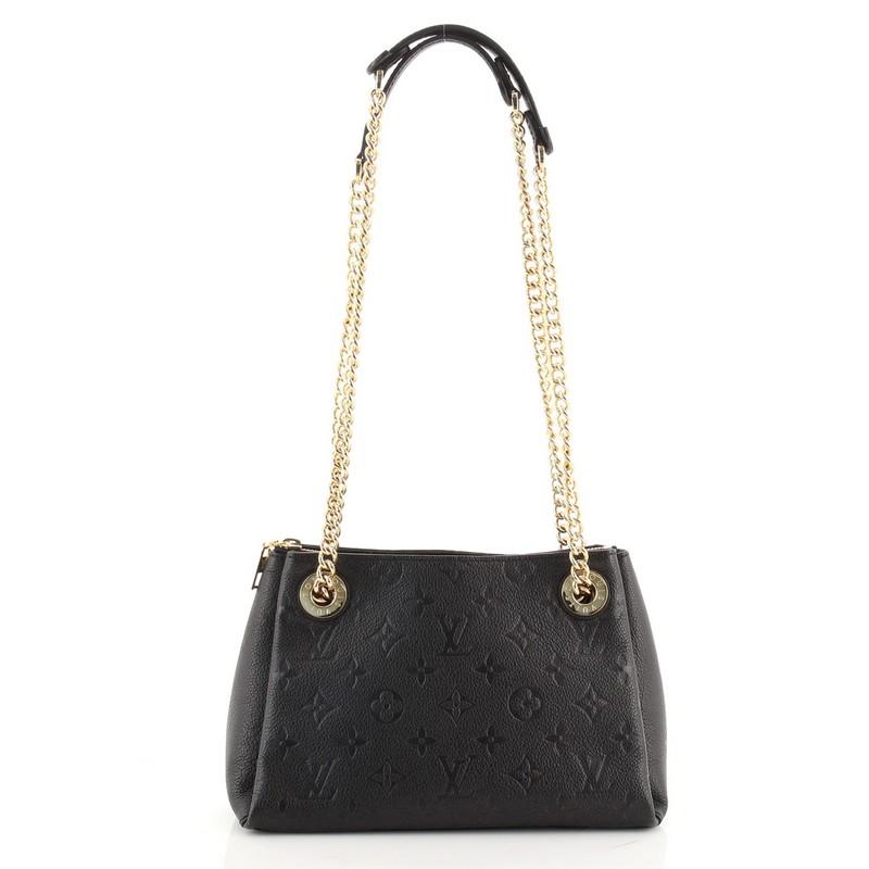 Black Louis Vuitton Surene Handbag Monogram Empreinte Leather BB
