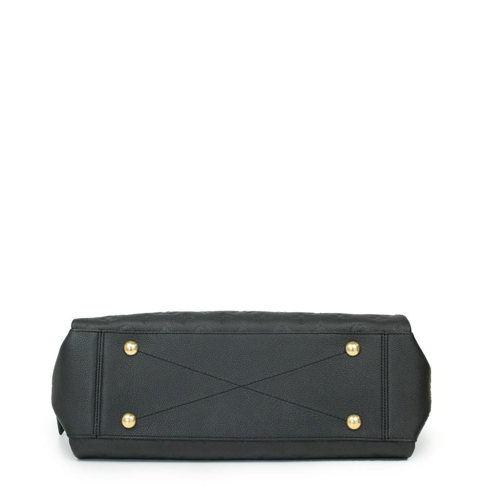 Louis Vuitton, Surène in black leather In Good Condition In Clichy, FR