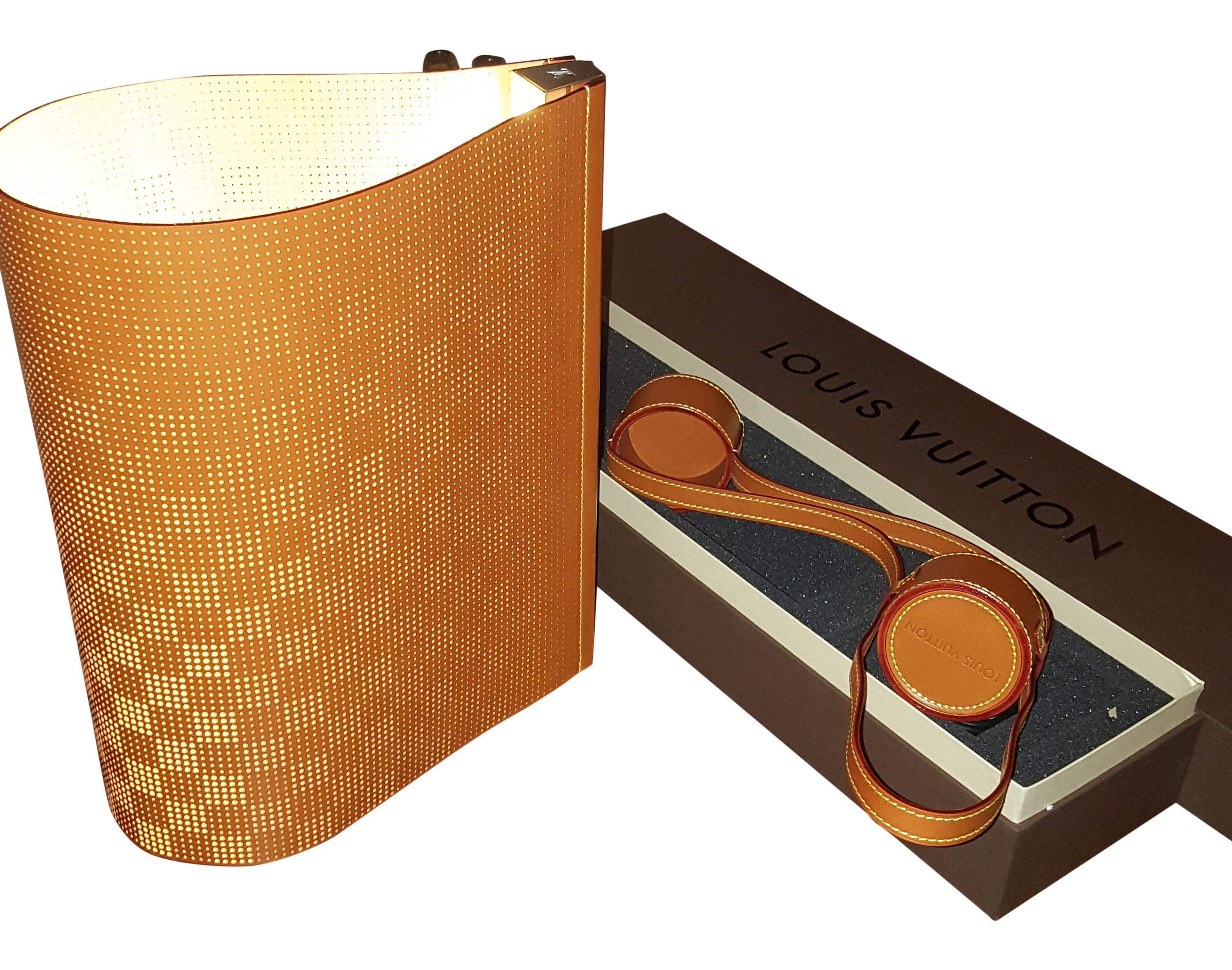 Embossed Louis Vuitton Surface Table Lamp 'Limited Edition by Nendo, Objets Nomades' For Sale