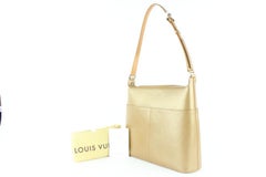 Louis Vuitton Sutter Ambre Mat 15lz1113 Gold Patent Leather Shoulder Bag