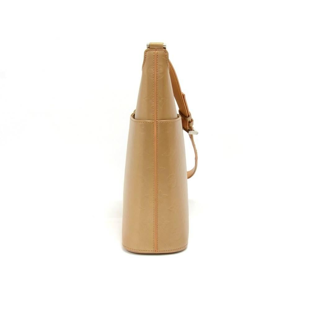 Brown Louis Vuitton Sutter Gold Monogram Matt Large Shoulder Bag  For Sale