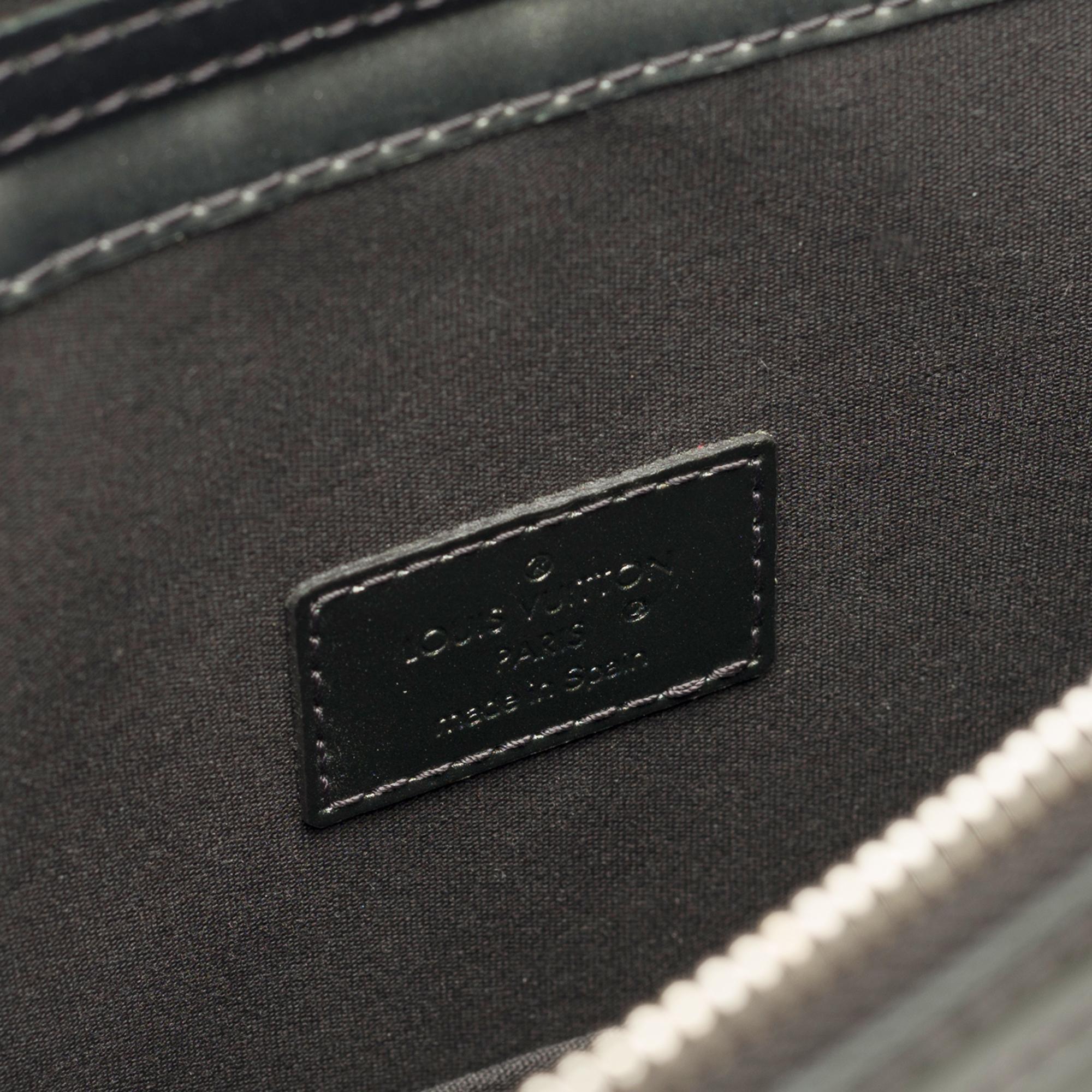 Louis Vuitton Sutter shoulder bag in silver monogram leather, SHW For Sale 2
