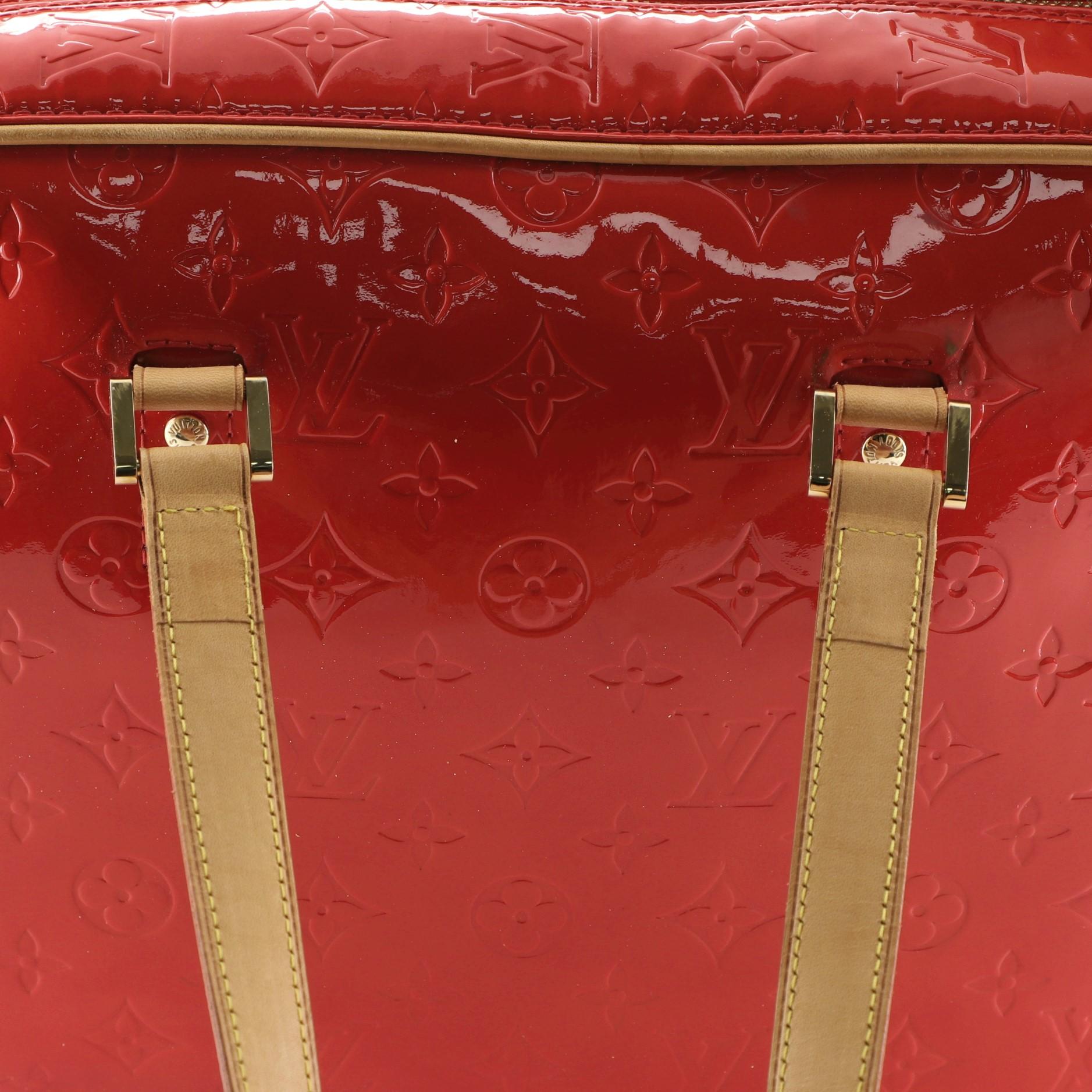 Louis Vuitton Sutton Handbag Monogram Vernis 4