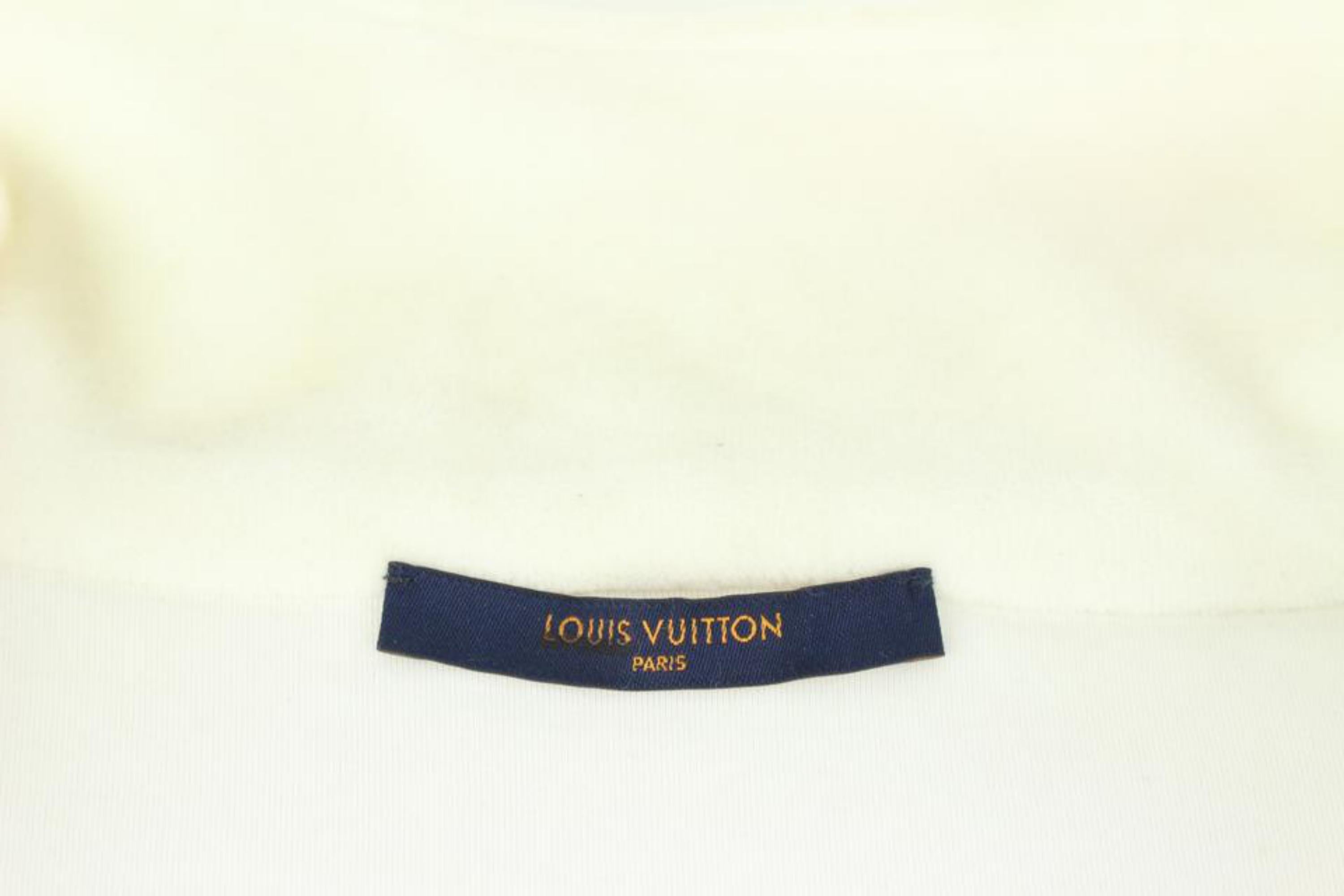 Men's Louis Vuitton SZ L Virgil Plain Rainbow Runway Monogram Velour Zip Sweatshirt 92 For Sale