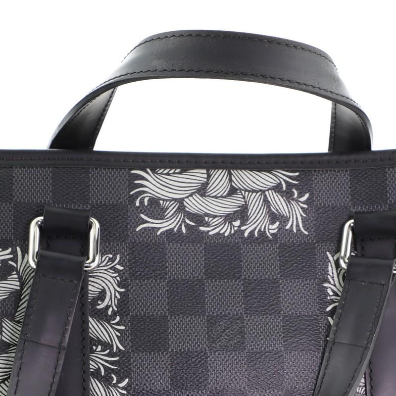 Louis Vuitton Tadao Handbag Limited Edition Nemeth Damier Graphite PM 3