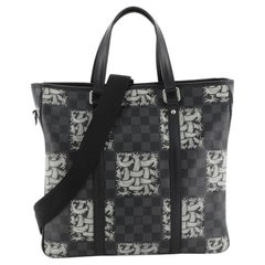 Louis Vuitton Tadao Handbag Limited Edition Nemeth Damier Graphite PM