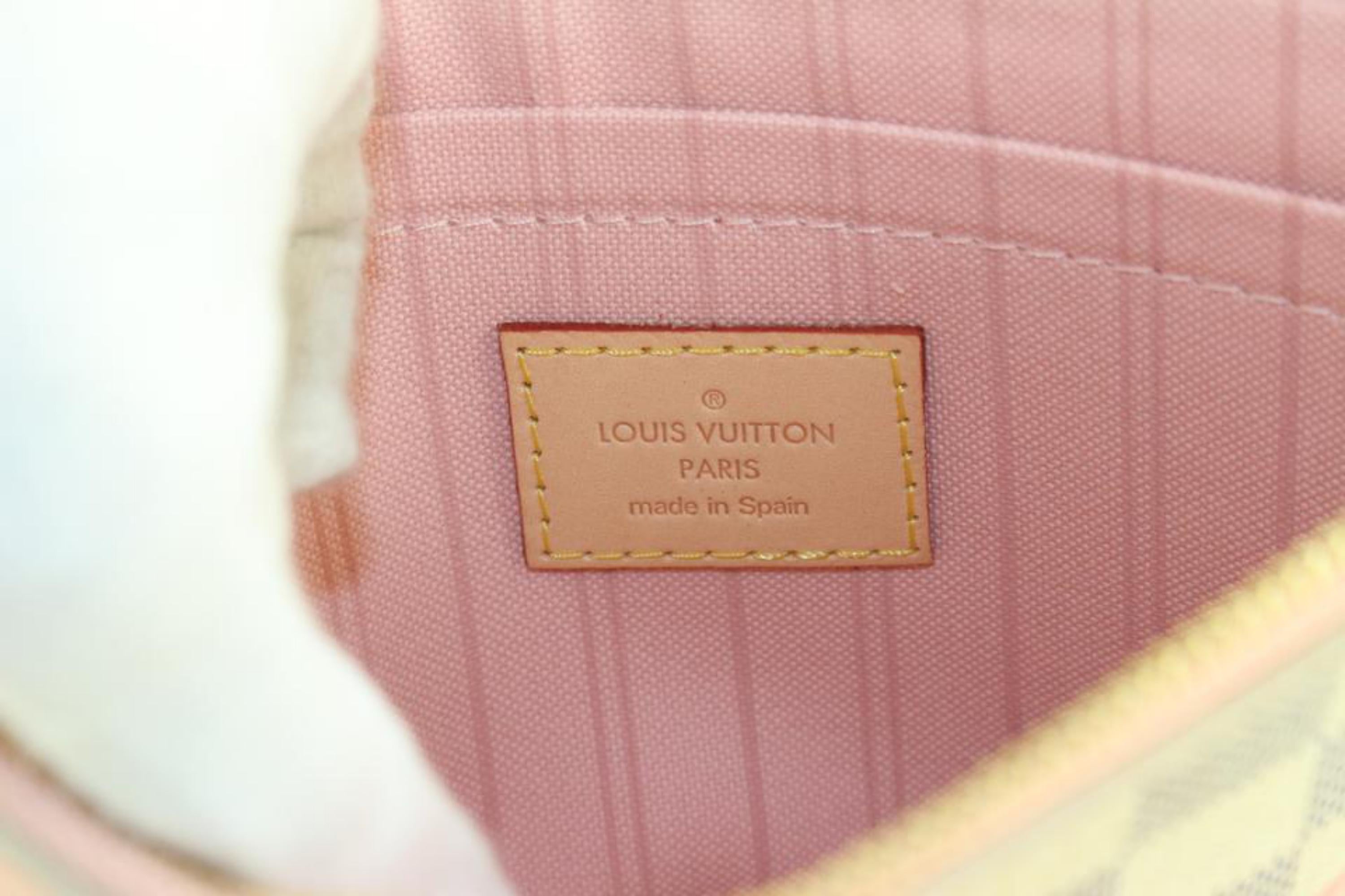 Louis Vuitton Tahitienne Azur Neverfull Pochette MM/GM 4LVJ1026 For Sale 5