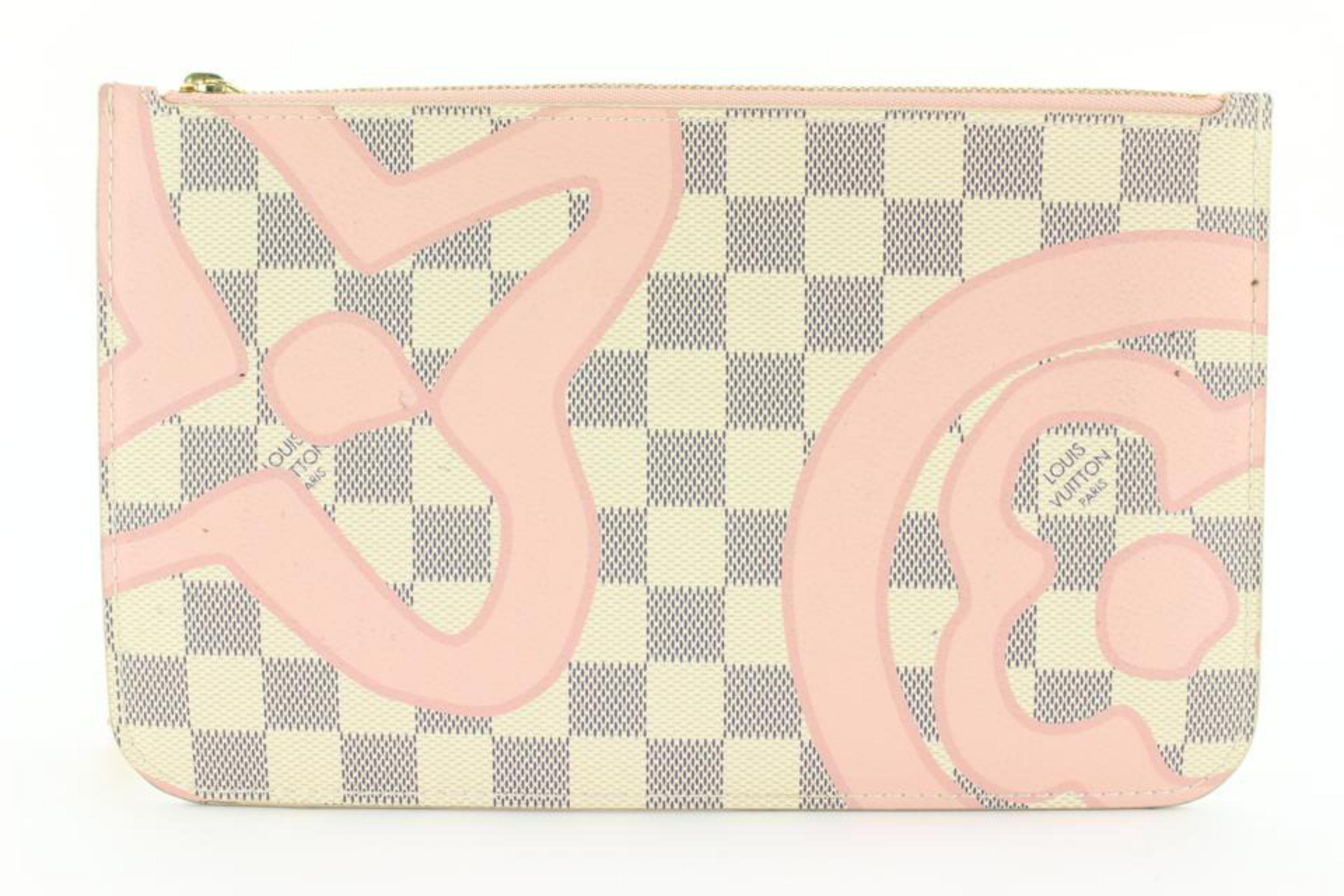  Louis Vuitton Tahitienne Azur Neverfull Pochette MM/GM 4LVJ1026 Pour femmes 