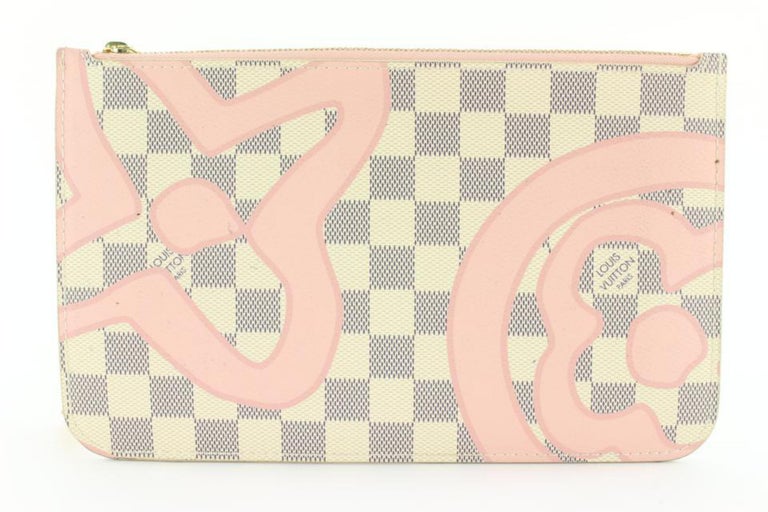 Louis Vuitton Limited Edition Tahitienne Mini Pochette Accessories in  Damier Azur Rose Ballerine - SOLD