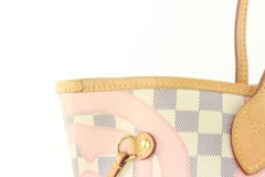 Louis Vuitton Tahitienne Damier Azur Neverfull MM Tote 10LVJ1025