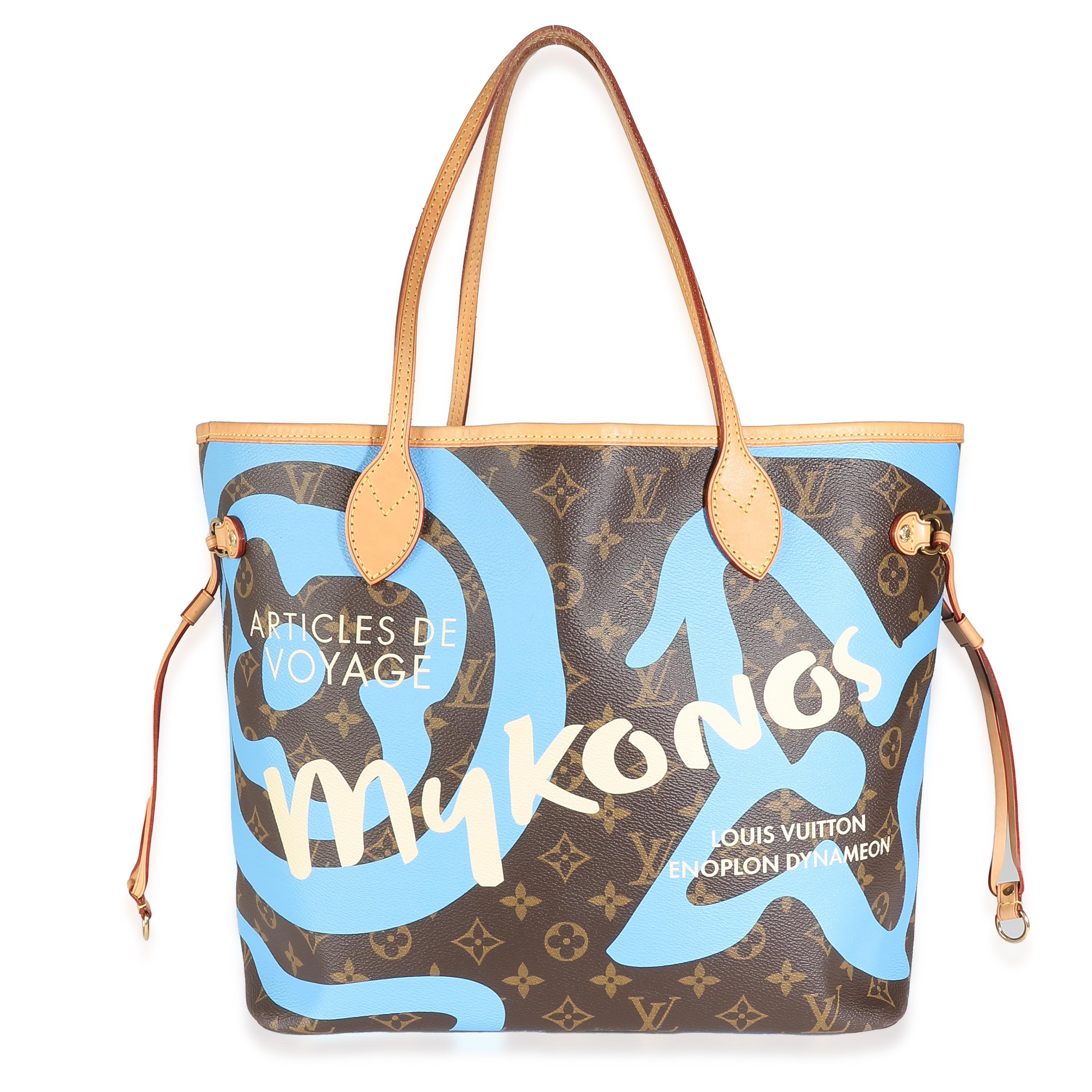 Titel der Auflistung: Louis Vuitton Tahitienne Monogram Canvas Mykonos Neverfull MM
SKU: 138832
Zustand: Gebraucht 
Beschreibung des Zustands: Die Louis Vuitton Neverfull Tasche wurde 2007 eingeführt und hat sich seitdem zu einem der beliebtesten