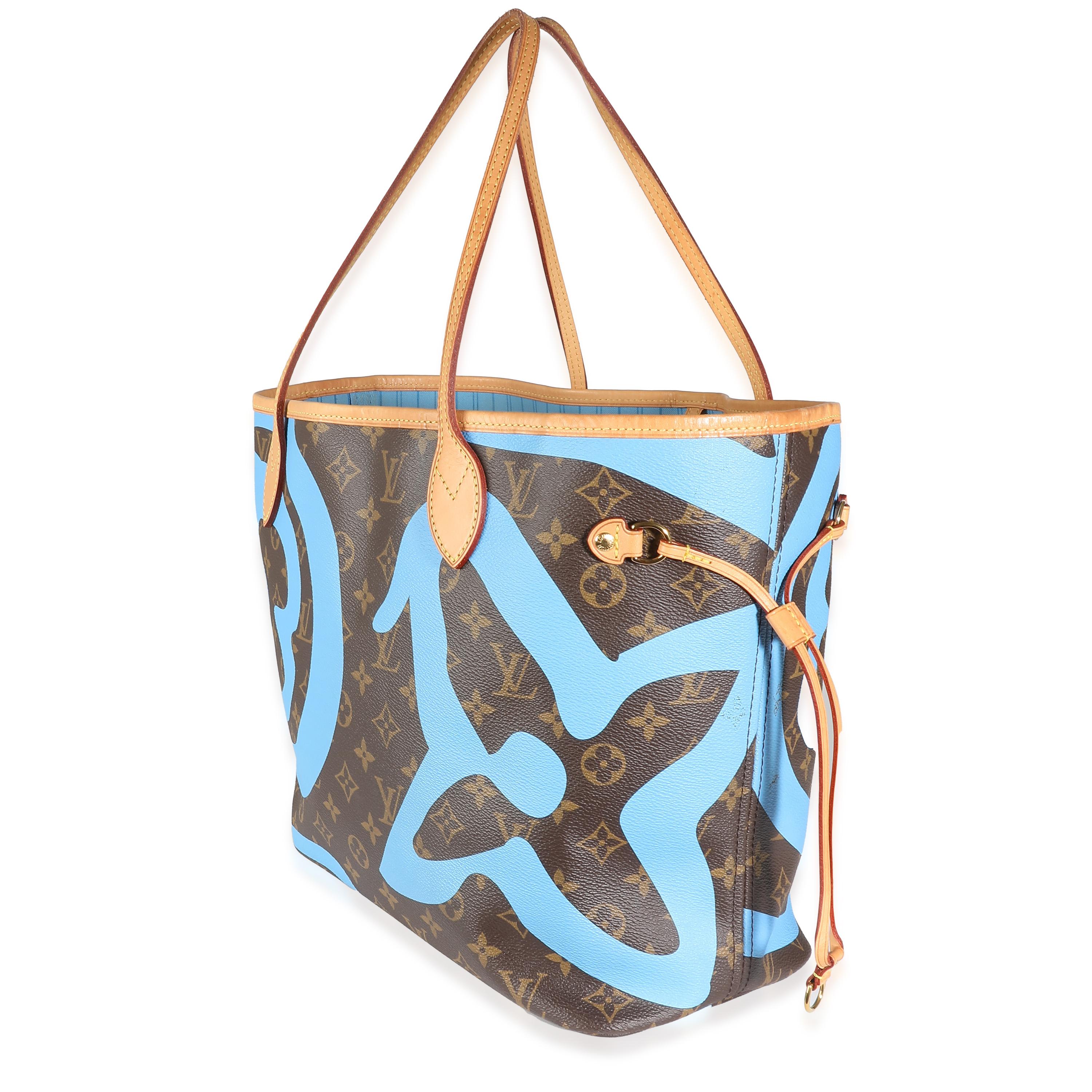 Louis Vuitton Tahitienne Monogramm Segeltuch Mykonos Neverfull MM im Zustand „Hervorragend“ in New York, NY