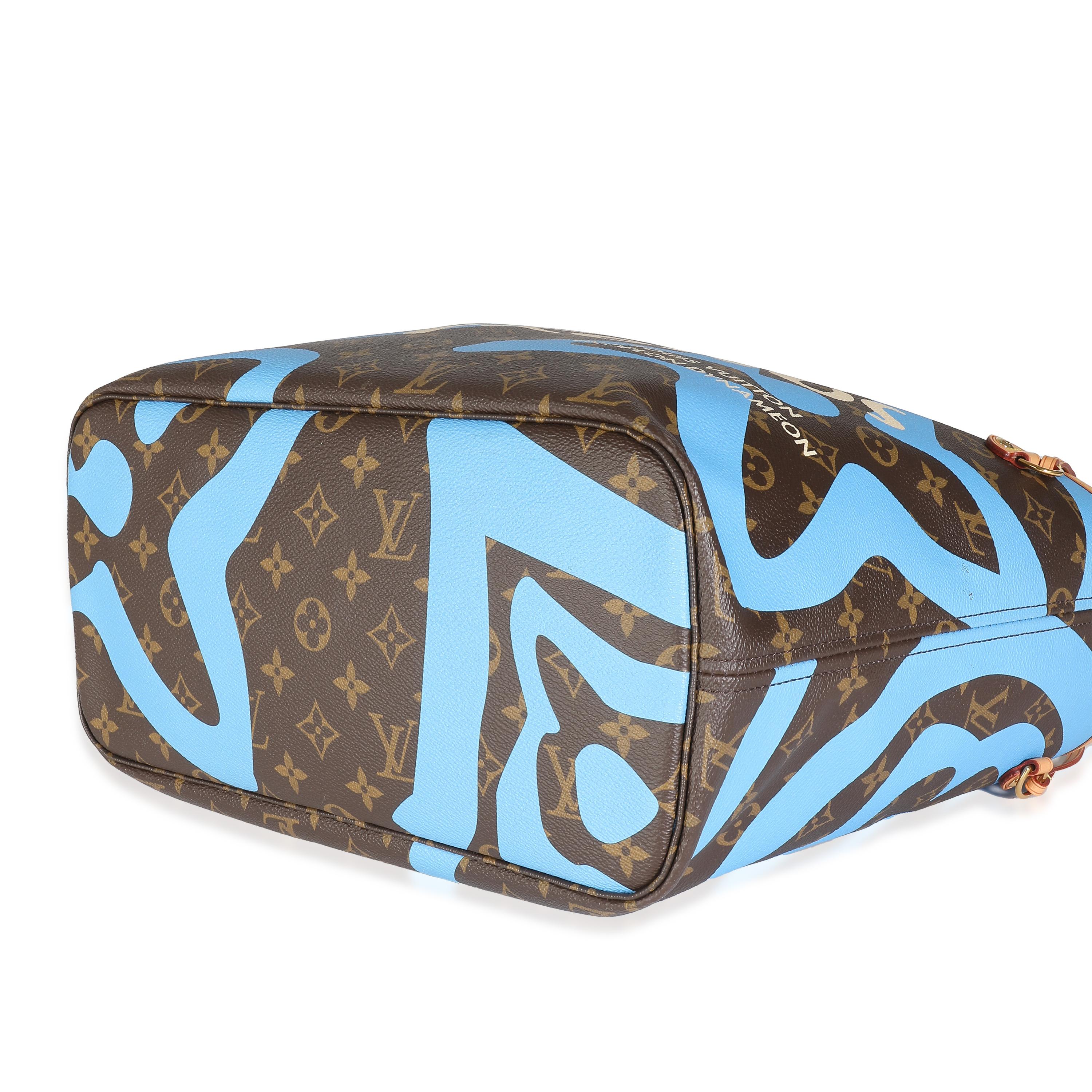 Louis Vuitton Tahitienne Monogramm Segeltuch Mykonos Neverfull MM für Damen oder Herren