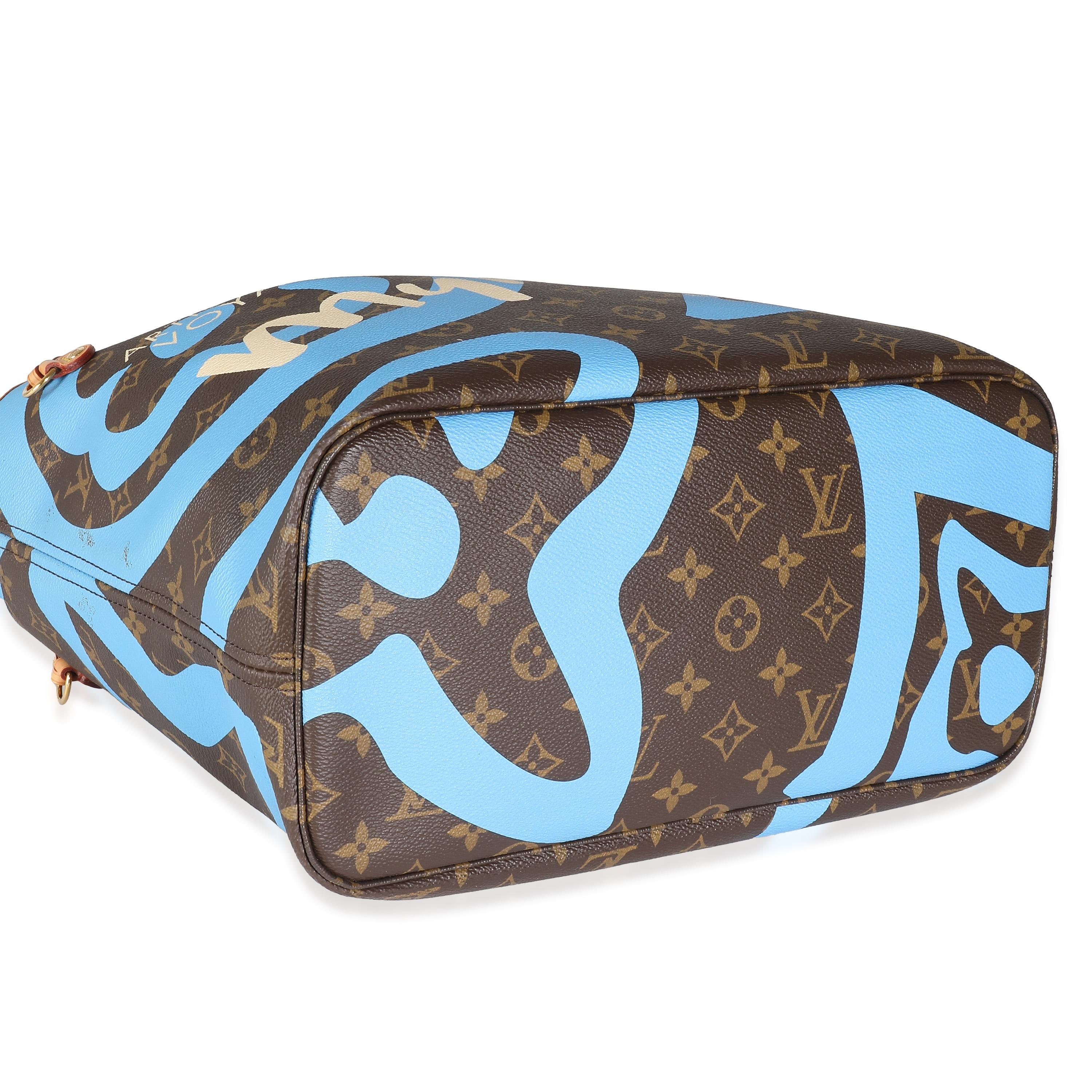 Louis Vuitton Tahitienne Monogramm Segeltuch Mykonos Neverfull MM 1