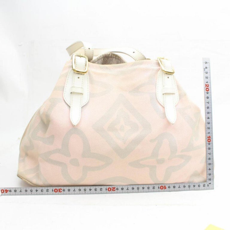LOUIS VUITTON Tote Bag M95672 Taicienne PM canvas pink Women Used –