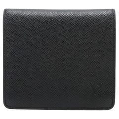 Louis Vuitton Taiga Compact Wallet Black