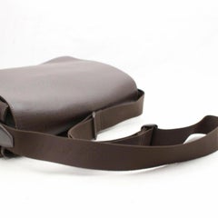 Louis Vuitton Taiga Grizzli Vitktor Crossbody 867642 Brown Leather Messenger Bag
