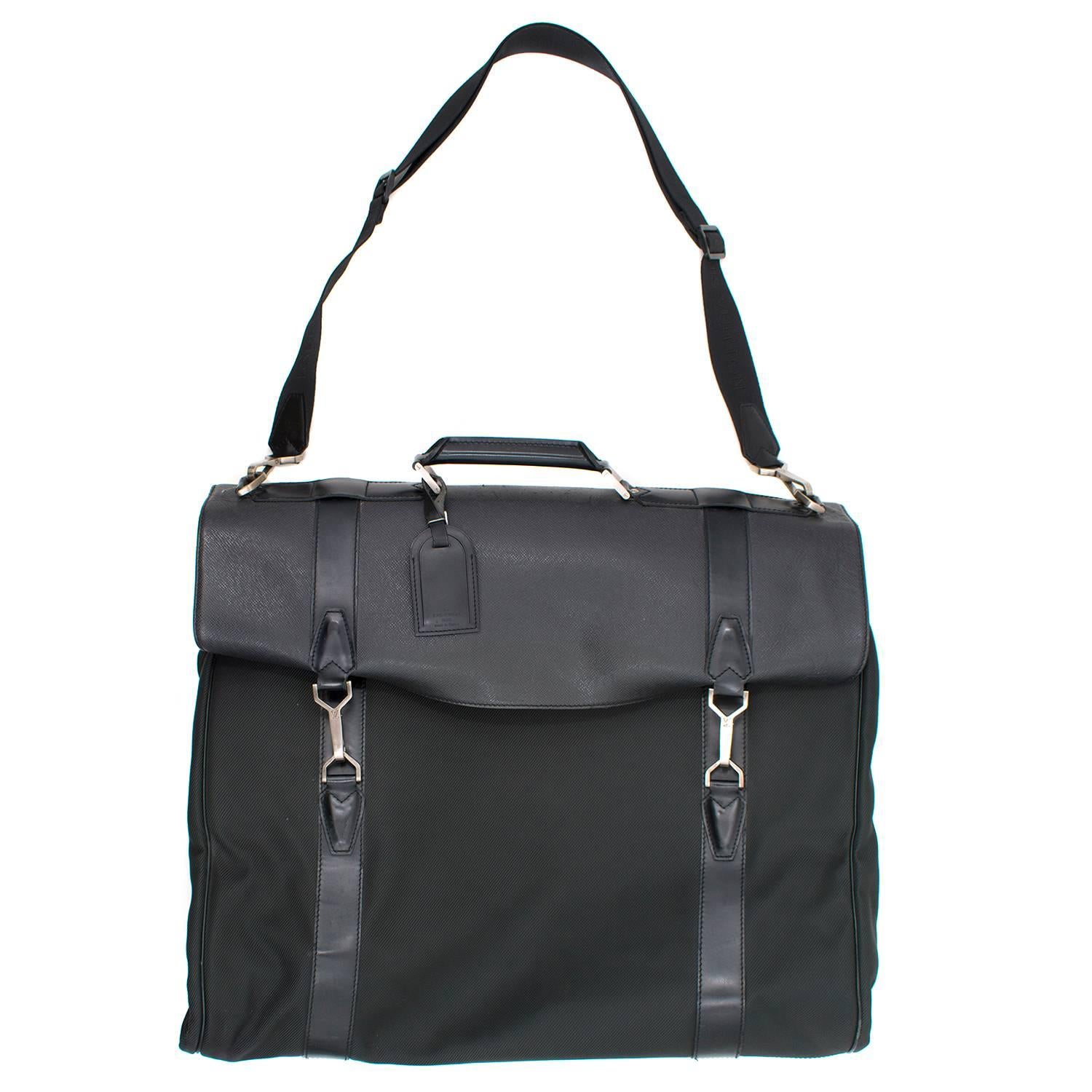 Louis Vuitton Taiga Leather Garment Bag For Sale