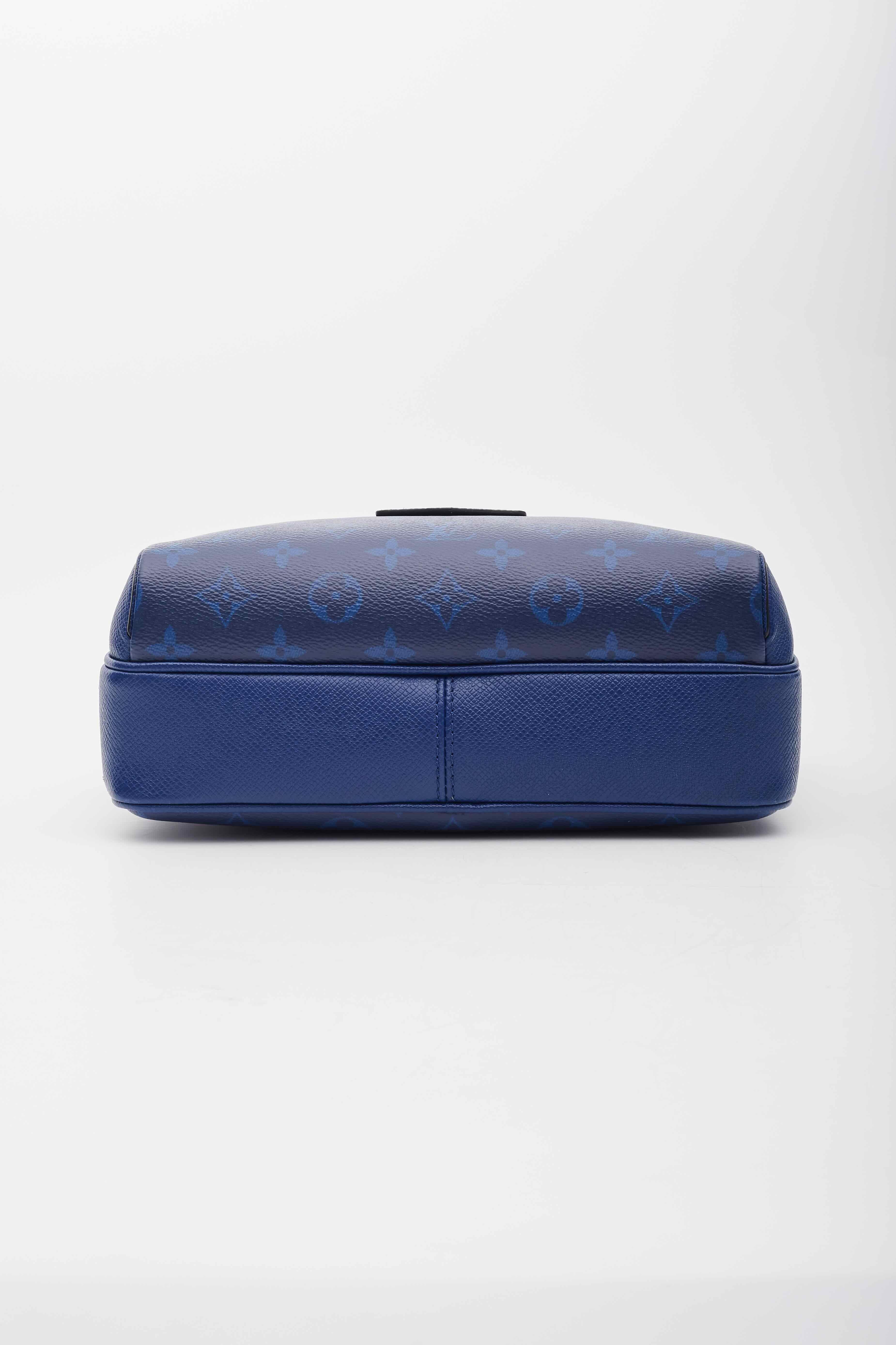 Louis Vuitton Taiga Monogram Cobalt Blue Outdoor Messenger Bag 1