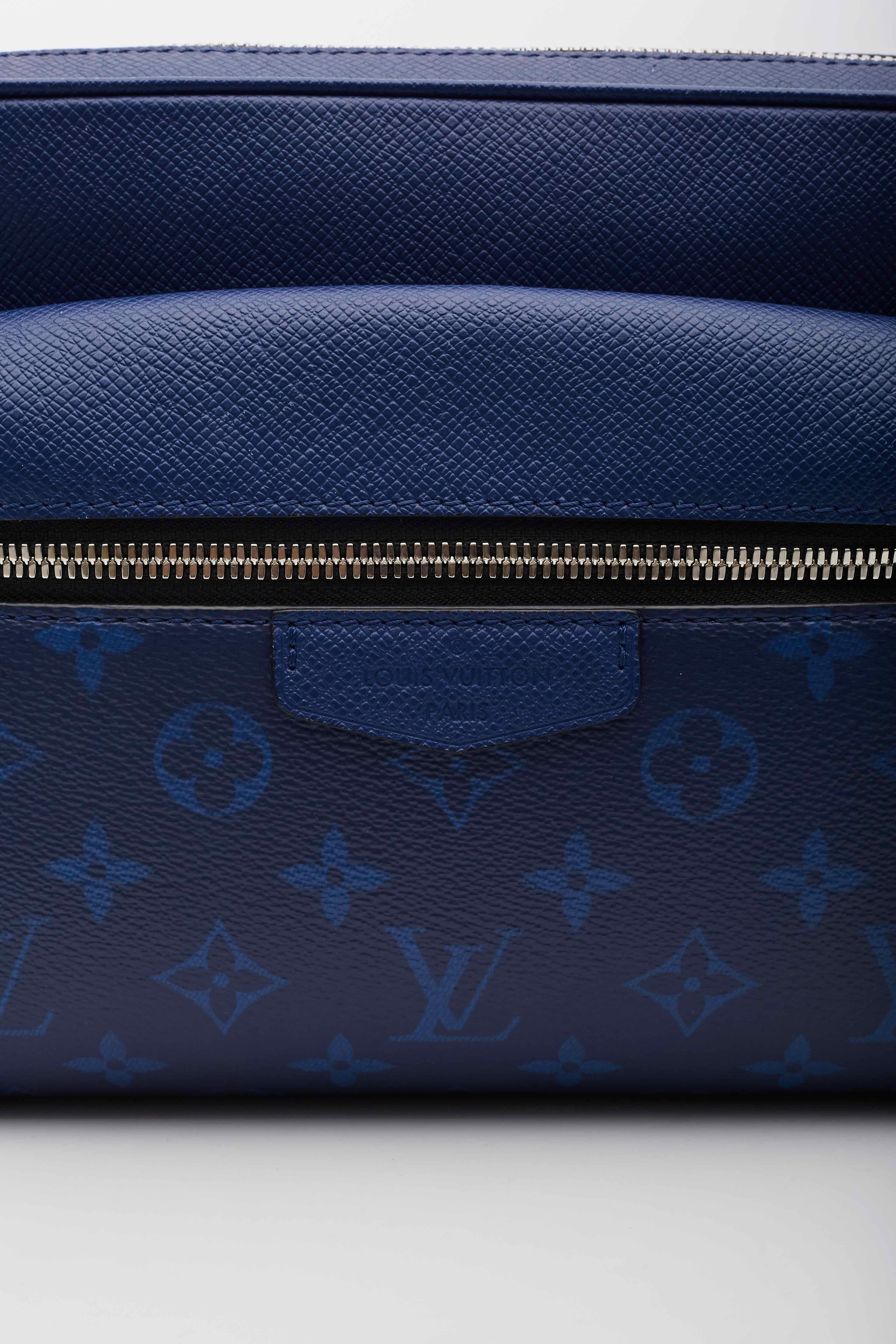 Louis Vuitton Taiga Monogram Cobalt Blue Outdoor Messenger Bag 2