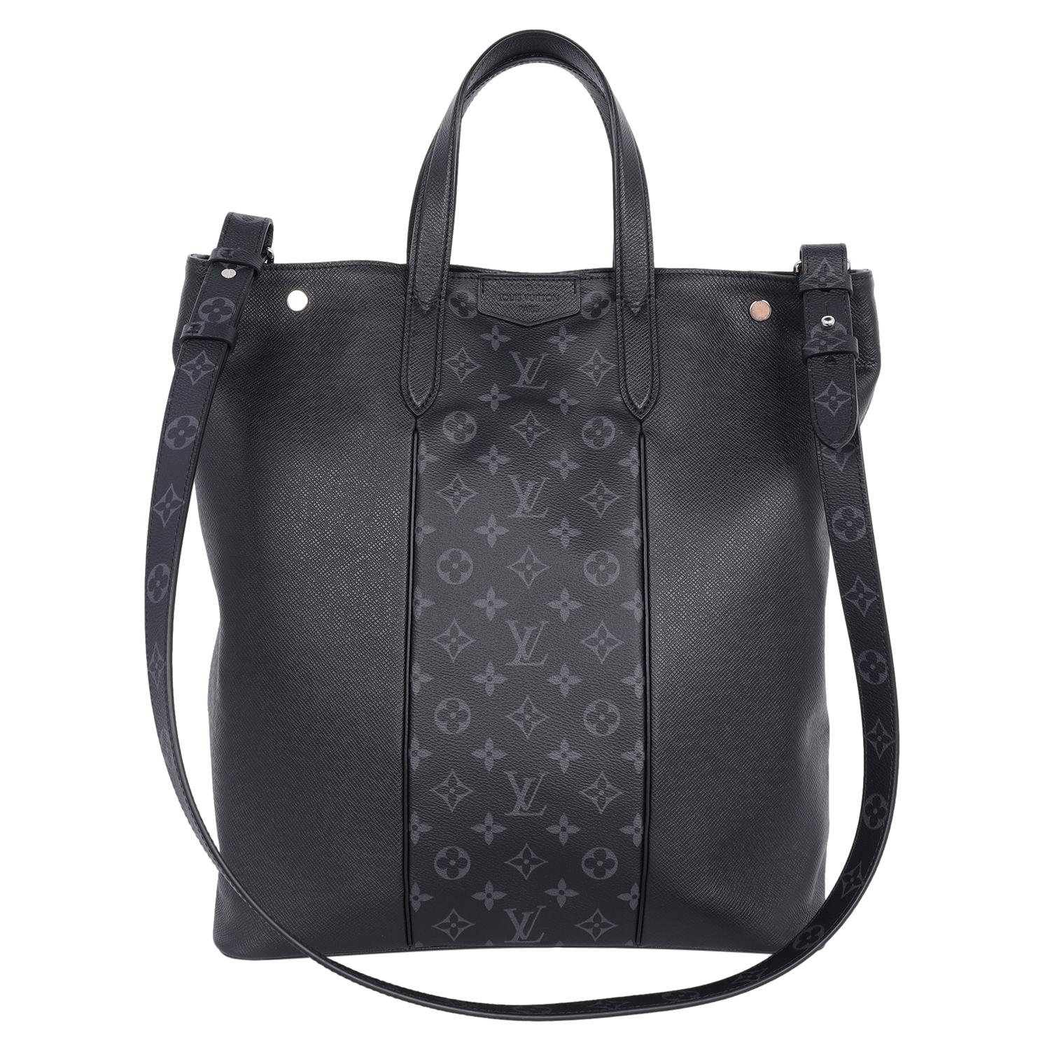 Louis Vuitton Taiga Monogram Eclipse Outdoor Tote Black 6
